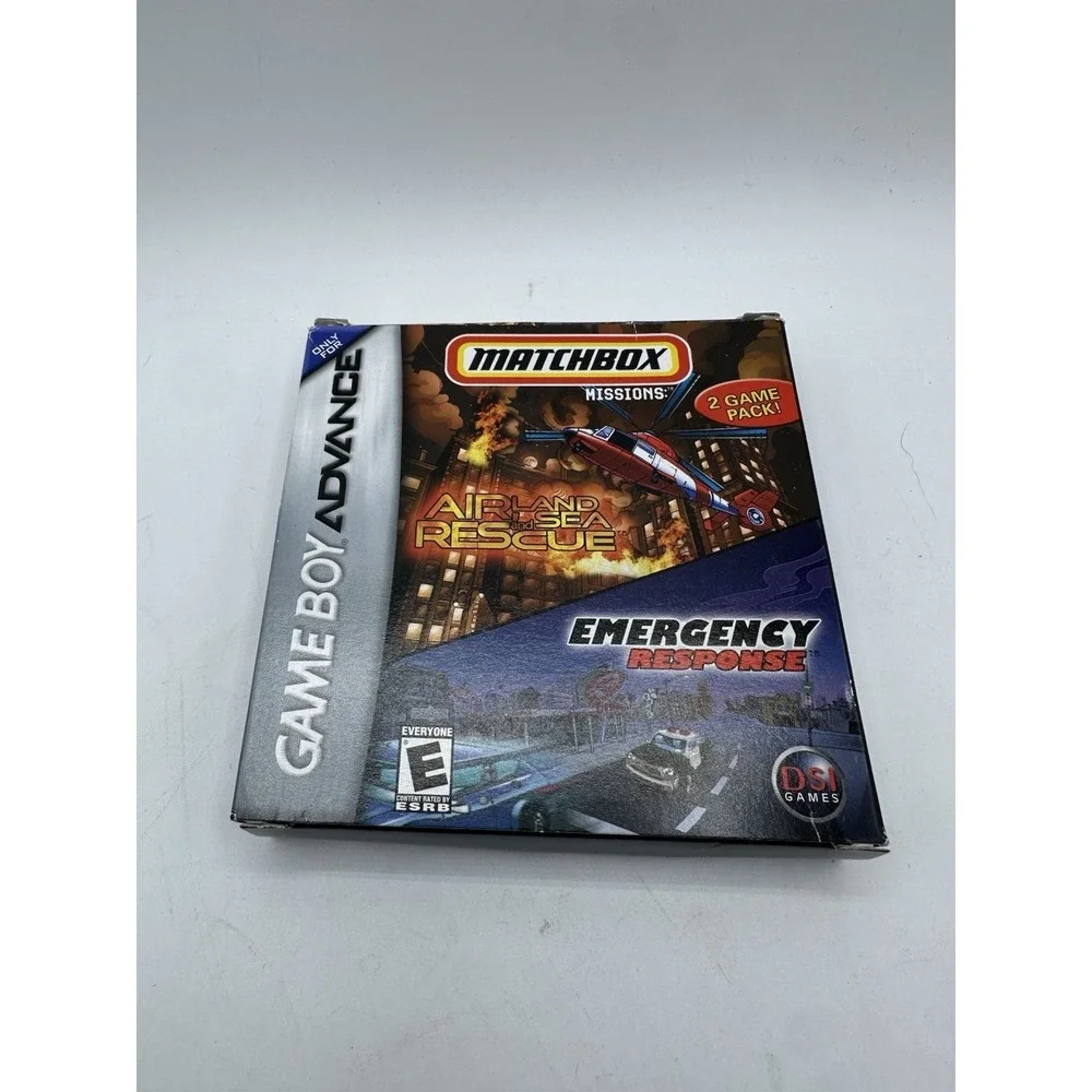 Gameboy Advance Matchbox Missions Airland / sea rescue / emergency response CIB